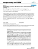 Báo cáo y học: Longitudinal association of body mass index with lung function: The CARDIA Study