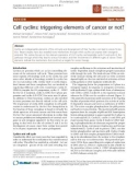 Báo cáo khoa học: Cell cyclins: triggering elements of cancer or not?