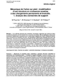 Báo cáo khoa học: Mécanique de l'arbre sur pied : modélisation d'une structure en croissance soumise à des chargements permanents et évolutifs. 1. Analyse des contraintes de support