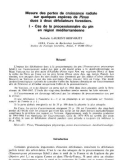 Báo cáo lâm nghiêp: Mesure des pertes de croissance radiale sur quelques espèces de Pinus dues à deux défoliateurs forestiers