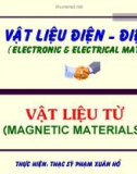 Bài giảng Vật liệu từ