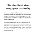 Chắn nắng- những vật liệu truyền thống