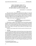 Chụp ảnh động phân tử N2 bằng phương pháp cắt lớp sử dụng phát xạ sóng hài bậc cao