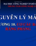 Bài giảng nguyên lý máy - Chương 10