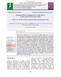 Integrated disease management of collar rot of lentil caused by Sclerotium rolfsii