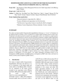 Báo cáo nghiên cứu nông nghiệp Development of Better Management Practices for Catfish Aquaculture in the Mekong Delta, Vietnam 