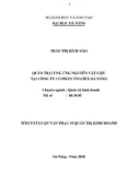 Tóm tắt luận văn thạc sĩ: Quản trị cung ứng nguyên vật liệu tại Công ty cổ phần Vinatex Đà Nẵng