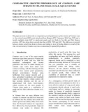 Báo cáo nghiên cứu khoa học COMPARATIVE GROWTH PERFORMANCE OF COMMON CARP STRAINS IN UPLAND SMALL SCALE AQUACULTURE 