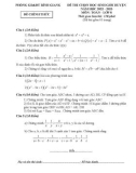Đề thi học sinh giỏi cấp huyện môn Toán lớp 8 năm 2022-2023 có đáp án - Phòng GD&ĐT Bình Giang
