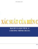 Bài giảng Toán 11 - Bài 5: Xác suất của biến cố