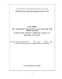 Giáo trình Môi trường và an toàn an ninh trong nhà hàng (Ngành: Nghiệp vụ nhà hàng - khách sạn - Trung cấp) - Trường Cao đẳng Bách khoa Nam Sài Gòn