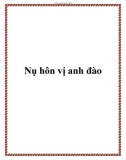 Nụ hôn vị anh đào