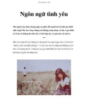 Ngôn ngữ tình yêu