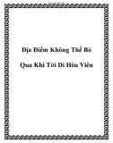 Địa Điểm Không Thể Bỏ Qua Khi Tới Di Hòa Viên