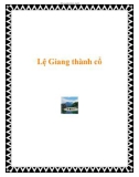 Lệ Giang thành cổ