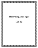 Hải Phòng_Đảo ngọc Cát Bà