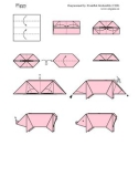 Nghệ thuật xếp hình Nhật Bản: Origami - Piggy