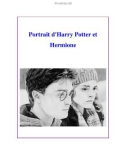 Portrait d'Harry Potter et Hermione