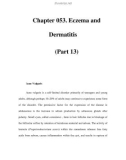 Chapter 053. Eczema and Dermatitis (Part 13)