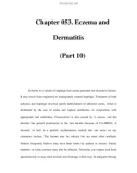 Chapter 053. Eczema and Dermatitis (Part 10)