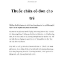 Thuốc chữa cô đơn cho trẻ