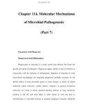 Chapter 114. Molecular Mechanisms of Microbial Pathogenesis (Part 7)