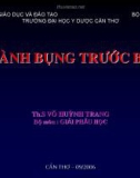 CƠ THÀNH BỤNG ỐNG BẸN