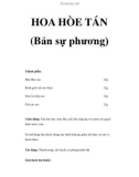 HOA HÒE TÁN (Bản sự phương)