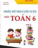 Phiếu bổ trợ cuối tuần môn Toán lớp 6