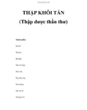 THẬP KHÔI TÁN (Thập dược thần thư)