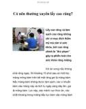 Có nên thường xuyên lấy cao răng?