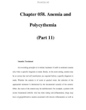 Chapter 058. Anemia and Polycythemia (Part 11)