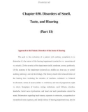 Chapter 030. Disorders of Smell, Taste, and Hearing (Part 11)