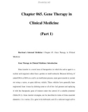 Chapter 065. Gene Therapy in Clinical Medicine (Part 1)