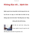 Không đùa với… bệnh tim