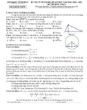 Đề thi vào lớp 10 môn Toán năm 2020-2021 có đáp án - Sở GD&ĐT Vĩnh Phúc