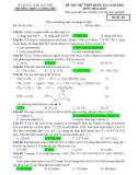 Đề thi thử THPT Quốc gia năm 2018 môn Hóa - THPT Lương Phú - Mã đề 352
