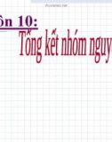 Bài tập trắc nghiệm ôn thi đại học 2007 môn hóa đề số 10