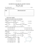Đề thi giữa học kì 1 môn Toán lớp 4 năm 2022-2023 có đáp án - Trường Tiểu học Sơn Châu