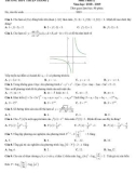 Đề thi chọn HSG cấp trường môn Toán 12 năm 2018-2019 có đáp án - Trường THPT Thuận Thành 2