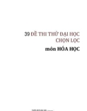 Tuyển tập 39 đề thi thử đại học môn Hóa học