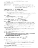 Đề Thi Thử ĐH Môn TOÁN Khối D - Lần I - THPT Đào Duy Từ - Thanh Hóa [2009 - 2010]