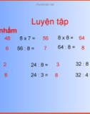 Giáo án điện tử môn Toán lớp 3 - Bài: Luyện tập (Trang 60)