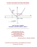 Bài tập trắc nghiệm Parabol và đường thẳng - Lương Tuấn Đức