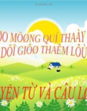 Bài giảng Luyện từ và câu lớp 3 (Tuần 7)