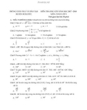 Đề thi học kì 2 môn Toán 9 năm 2017-2018 có đáp án - Phòng GD&ĐT UBND Huyện Hoài Đức