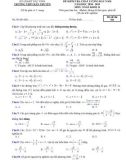 Đề kiểm tra chất lượng đầu năm môn Toán lớp 11 năm 2018-2019 - THPT Hàn Thuyên - Mã đề 709