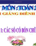 Bài giảng Các số có 4 chữ số - Toán 3 - GV.Ng.P.Hùng