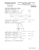 Đề kiểm tra cuối học kì 1 môn Toán lớp 12 năm 2022-2023 có đáp án - Sở GD&ĐT Thừa Thiên Huế (Mã đề 123)