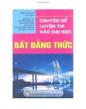 Chuyên đề luyện thi vào đại học bất đẳng thức